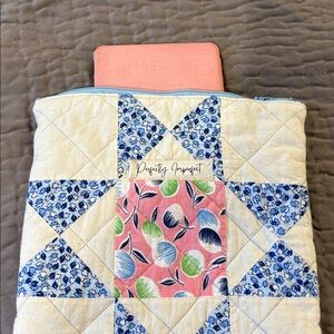 Vintage Upcycled Floral Patchwork IPad/Kindle case